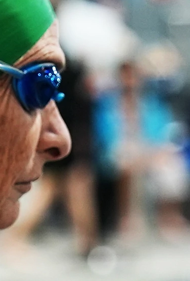 Senior Games - Woman at Swim Meet